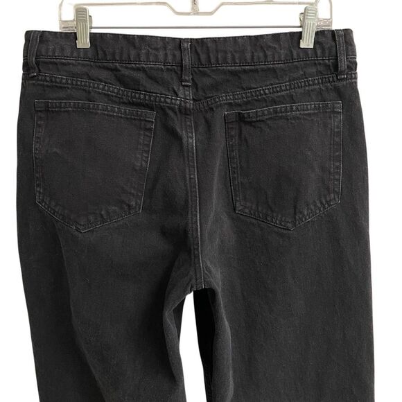 Hot Topic Punk Patch Jeans Mens *34 Slow Decay Skull Grunge Black Goth Graphic - Picture 5 of 8